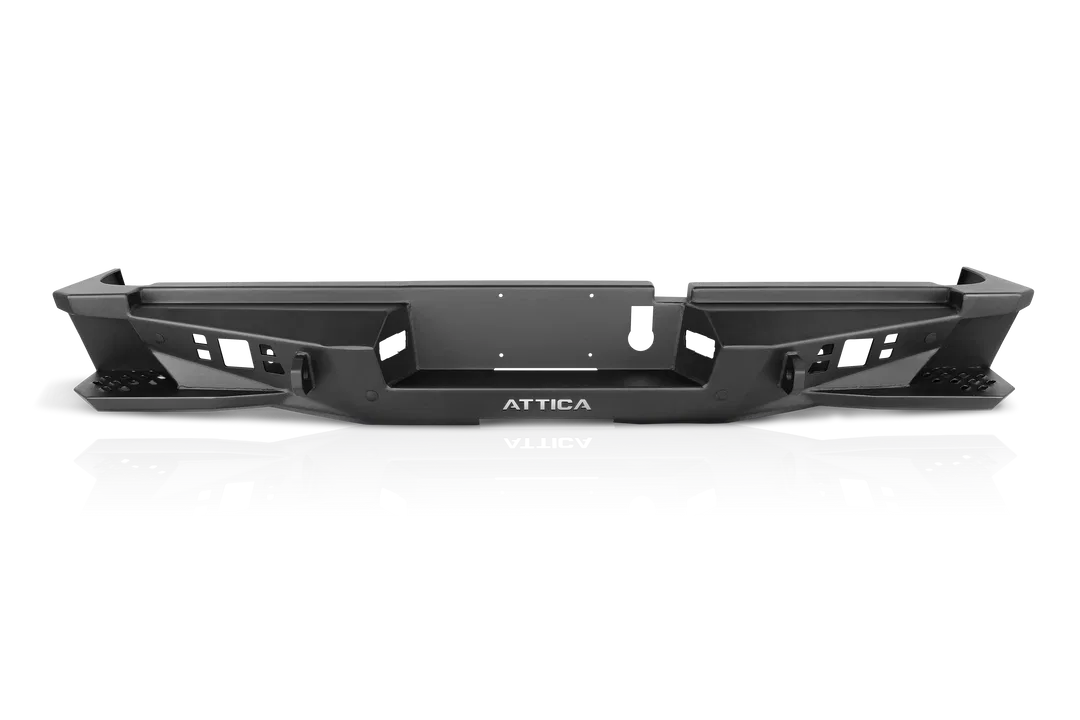 ATTRM05B103-BX – WINJET Bumper, One Piece Design Direct Fit With D-Ring Mounts Compatible With OE Receiver Hitch Powd...